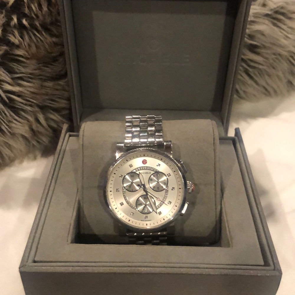 Michele watch with 1K diamond